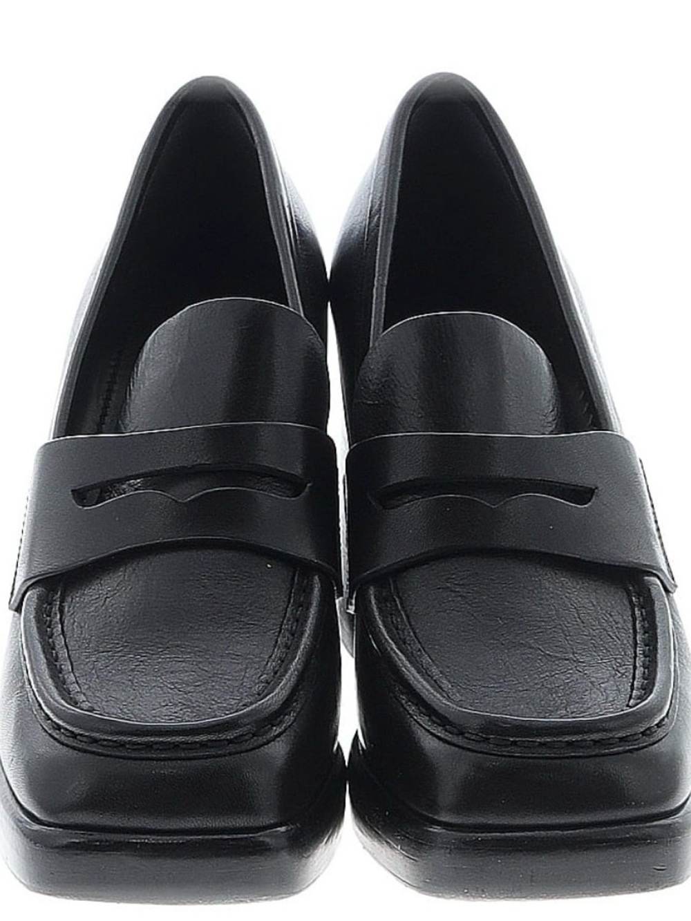 rag & bone Black Leather Penny Loafers